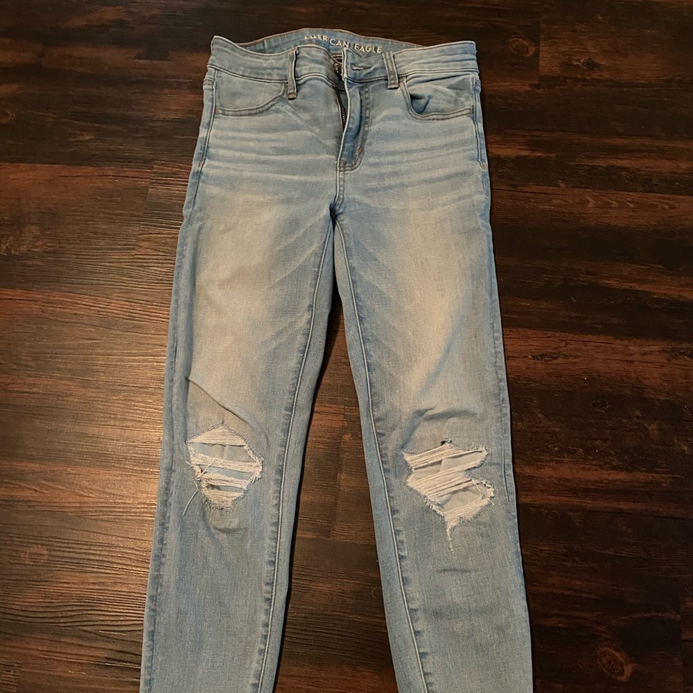 American Eagle high rise crop jeggings